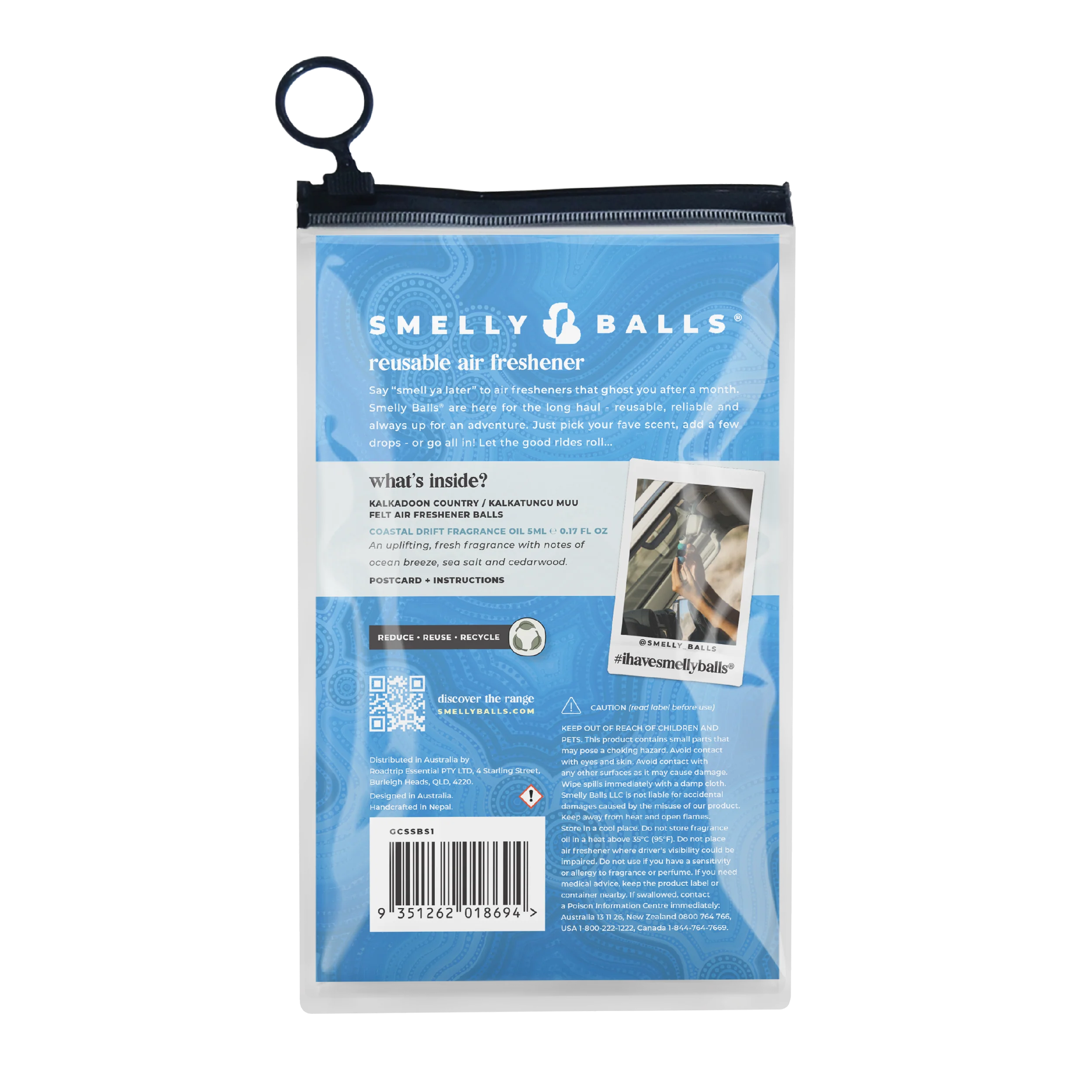 Kalkadoon Country / Kalkatungu Muu With Coastal Drift Fragrance Gifts and Accessories Smelly Balls