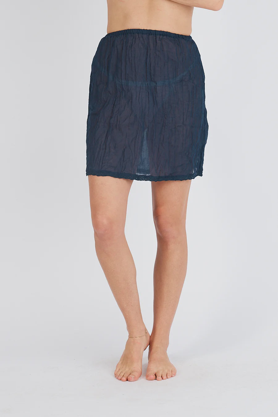 Kalme Half Slip Navy - Global Free Style