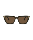 Brunswick Womens Sunglass Forest/Brown Sunglasses & Glasses White Haven