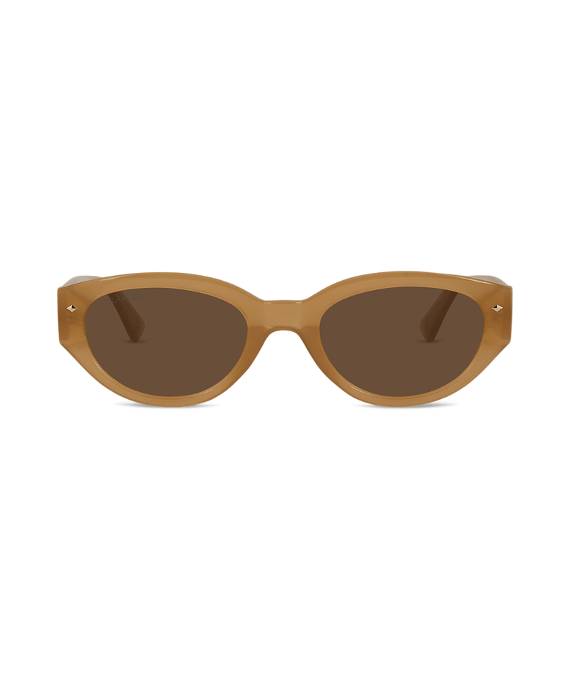 Noosa Womens Sunglass Lemon/Brown Sunglasses & Glasses White Haven