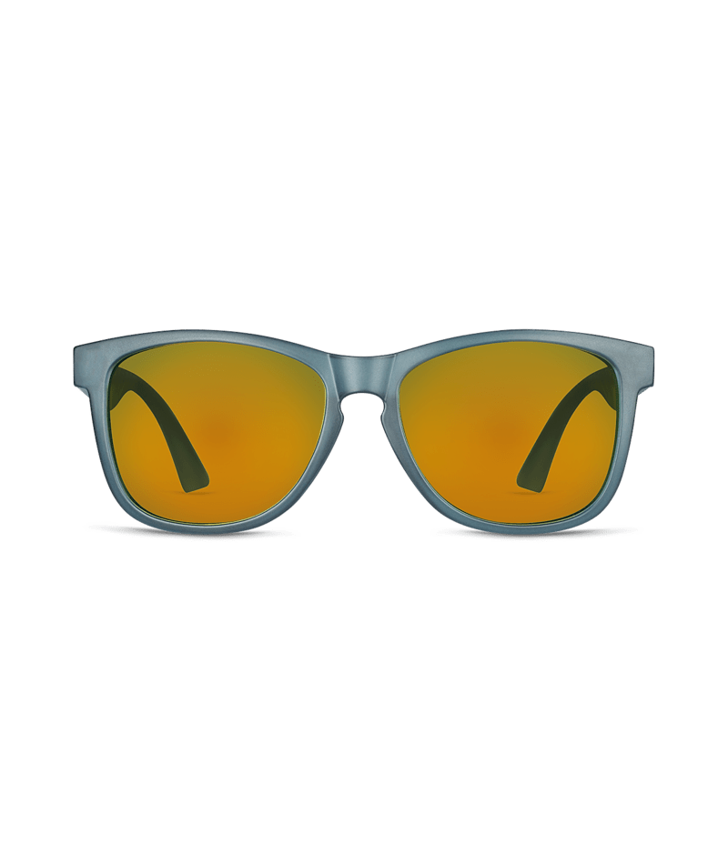 Mens Sunglass Tallows Grey Orange - Global Free Style