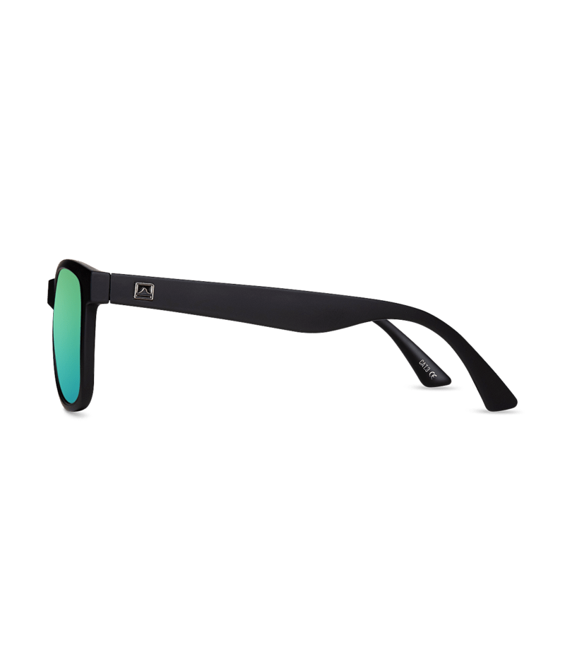 Mens Sunglass Tallows Black Green - Global Free Style
