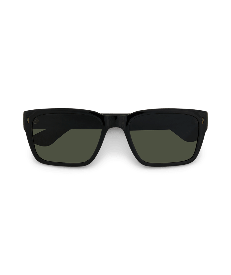 Kirra Mens Sunglass Black/Green Sunglasses & Glasses White Haven