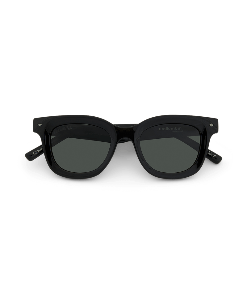 Nimbin Universal Sunglass Black/Green Sunglasses & Glasses White Haven