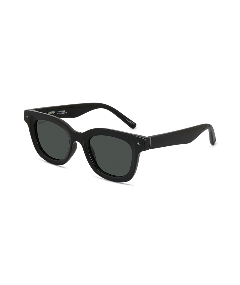 Nimbin Universal Sunglass Black/Green Sunglasses & Glasses White Haven