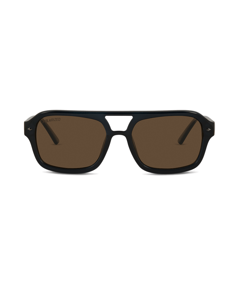 Mullumbimby Universal Sunglass Charcoal/Brown Sunglasses & Glasses Wollumbin