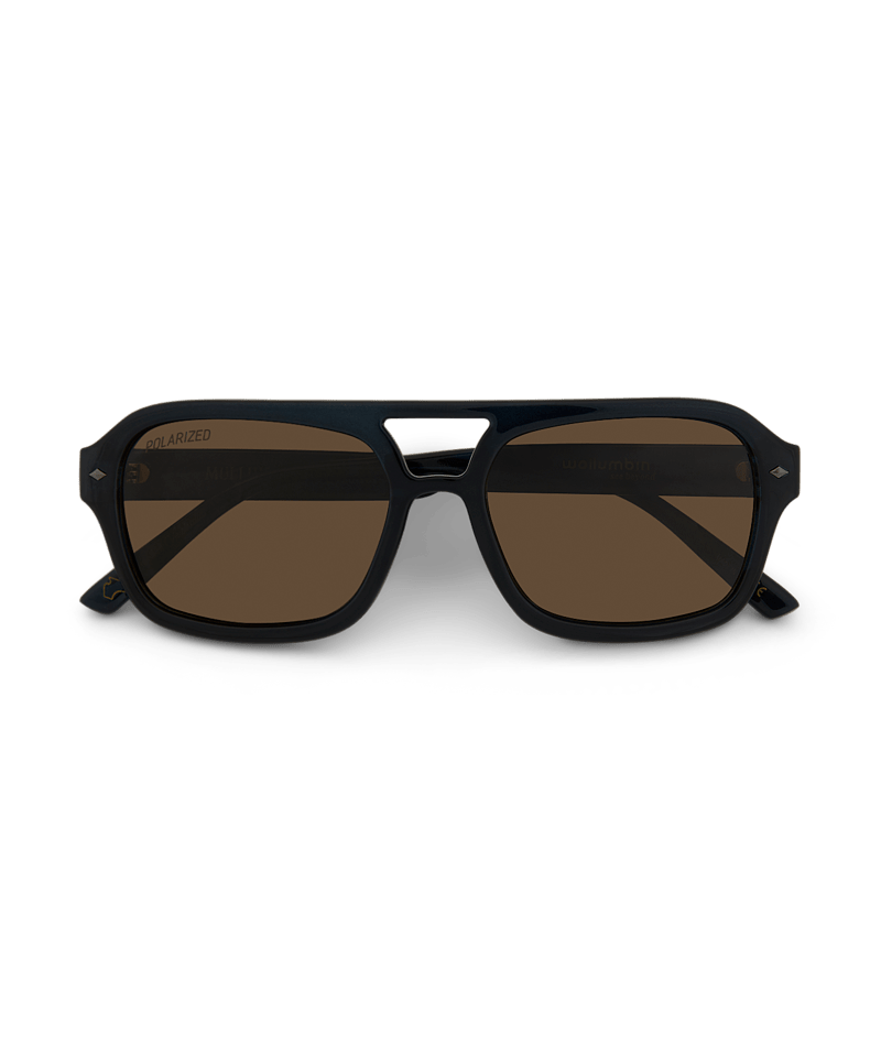 Mullumbimby Universal Sunglass Charcoal/Brown Sunglasses & Glasses Wollumbin