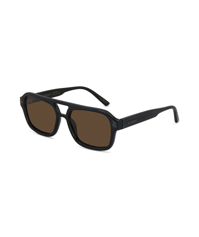 Mullumbimby Universal Sunglass Charcoal/Brown Sunglasses & Glasses Wollumbin