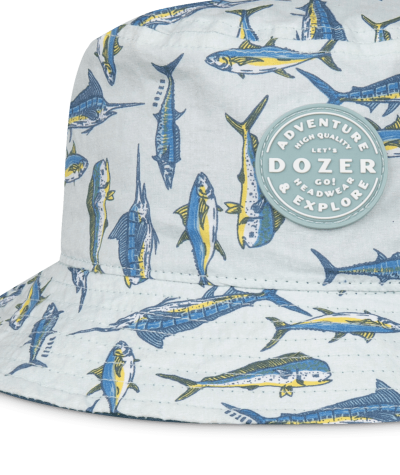 Karuah Boys Bucket Mint Kids Hats Dozer