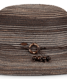 Sophia Womens Short Brim Chocolate Hats & Millinery Kooringal