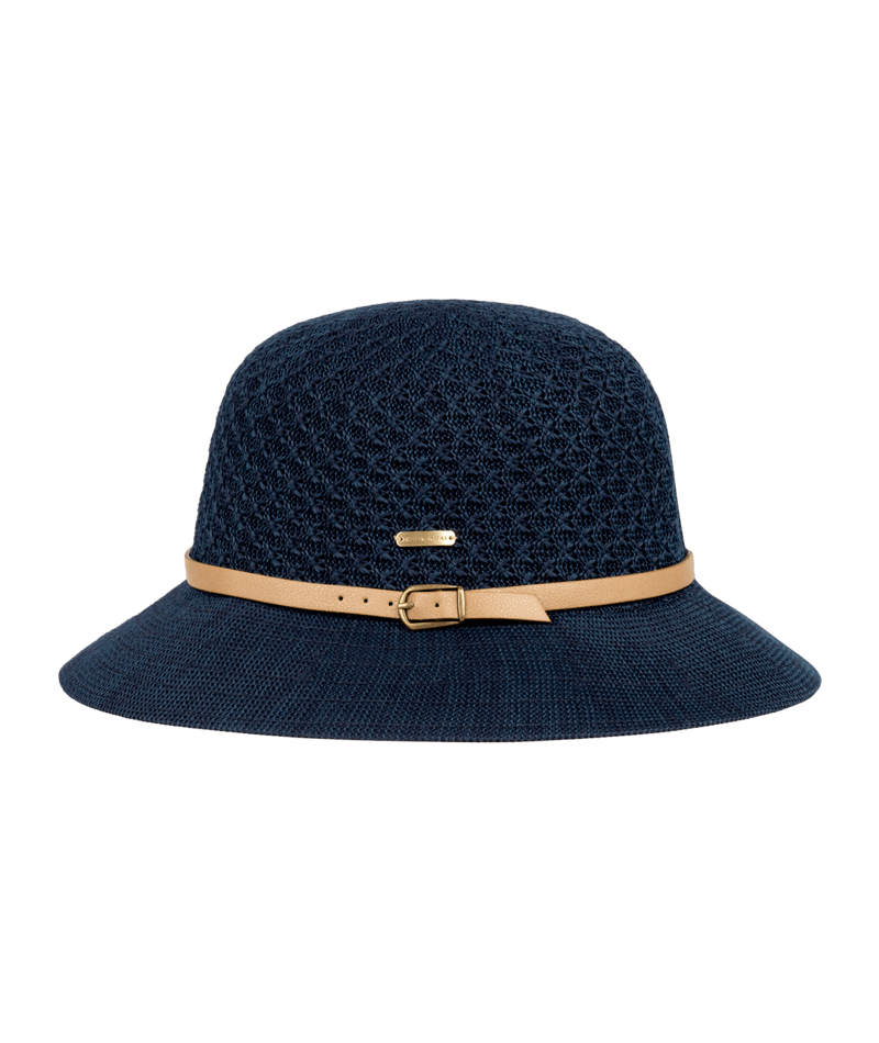 Cassie Womens Short Brim Indigo Hats & Millinery Kooringal