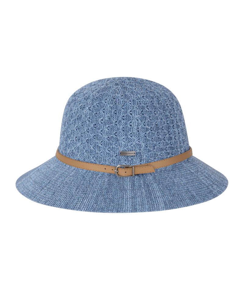Cassie Womens Short Brim Powder Blue Hats & Millinery Kooringal