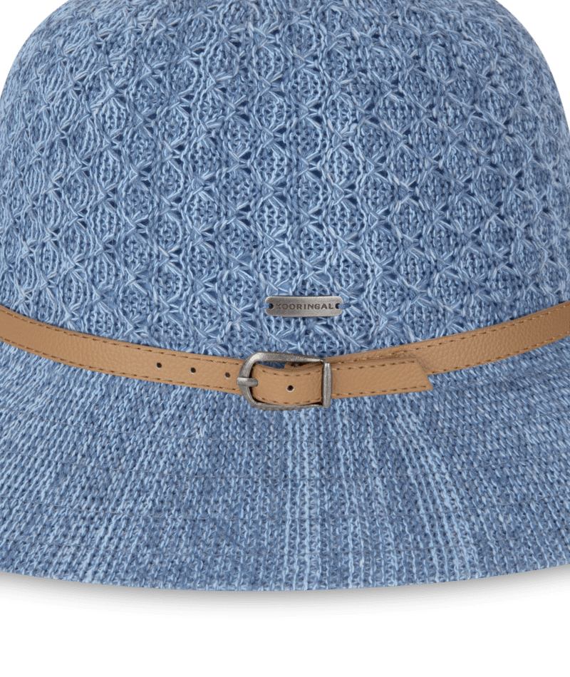 Cassie Womens Short Brim Powder Blue Hats & Millinery Kooringal