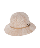 Cassie Womens Short Brim Taupe Hats & Millinery Kooringal