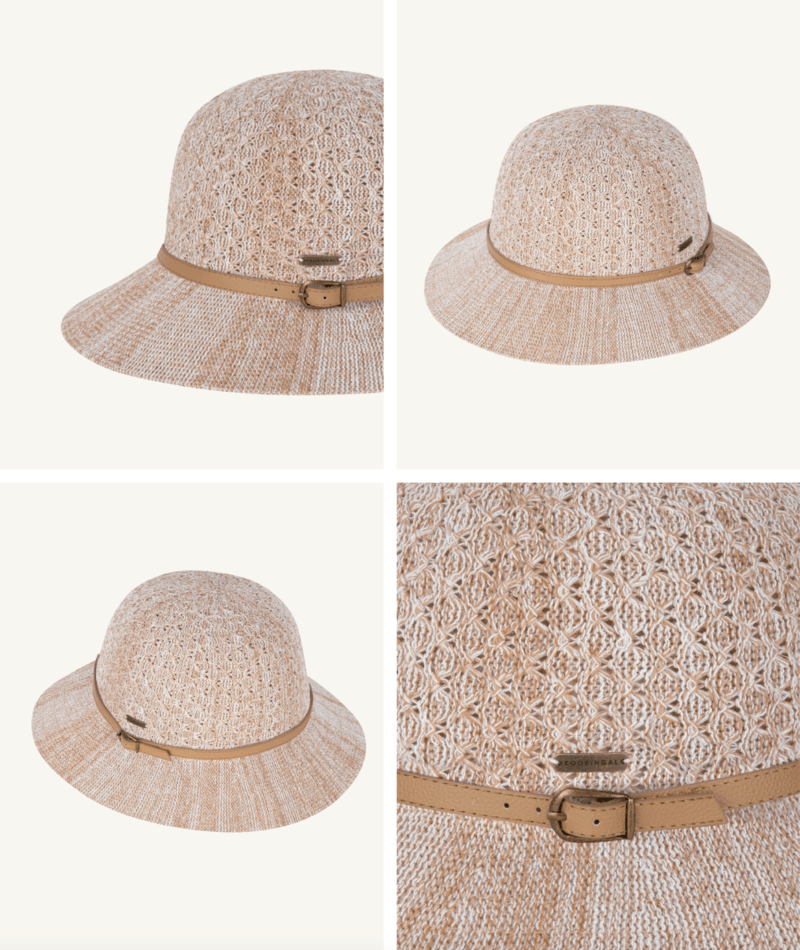 Cassie Womens Short Brim Natural Hats & Millinery Kooringal