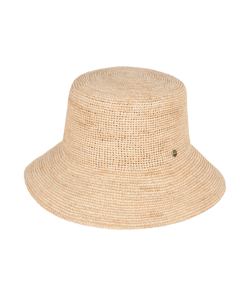 Cue Womens Bucket Natural Hats & Millinery Kooringal