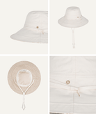 Noosaville Womens Mid Brim Natural Hats & Millinery Kooringal