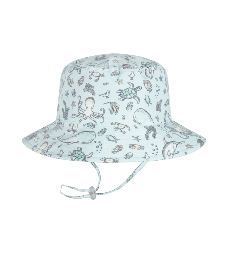 Ningaloo Baby Boys Bucket Blue Kids Hats Dozer S