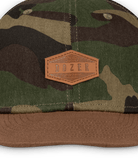 Kristian Boys Flat Brim Cap Camo Kids Hats Dozer