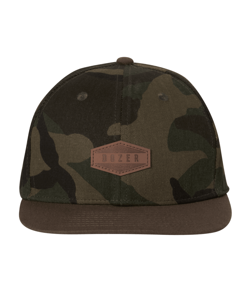 Kristian Boys Flat Brim Cap Camo Kids Hats Dozer