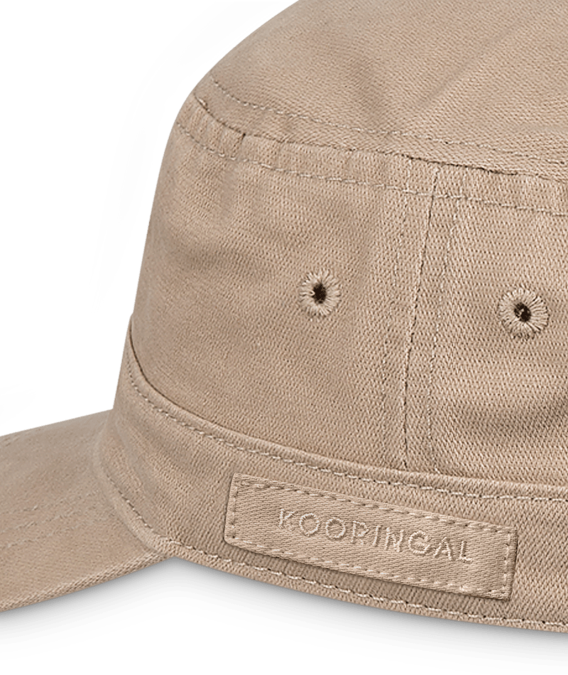 Womens Mao Cap Marley Latte Hats & Millinery Kooringal