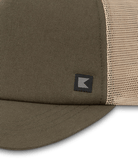 Crescent Mens Trucker Cap Olive Hats & Millinery Kooringal