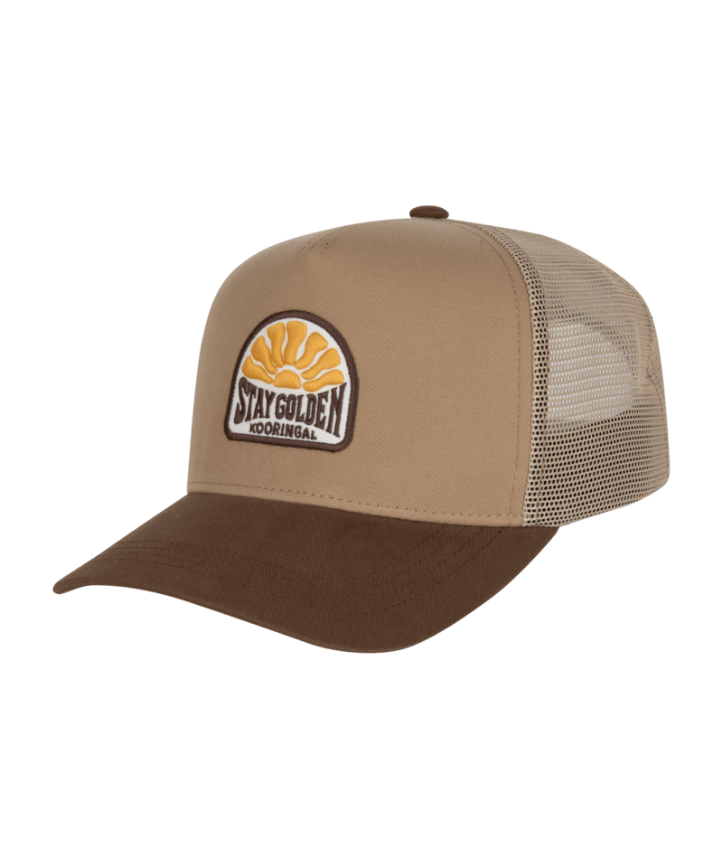 Goldfield Mens Trucker Brown Mens Hats Kooringal