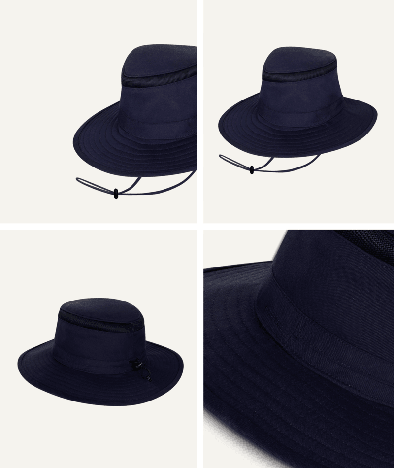 Idaho Mens Mid Brim Navy Mens Hats Kooringal