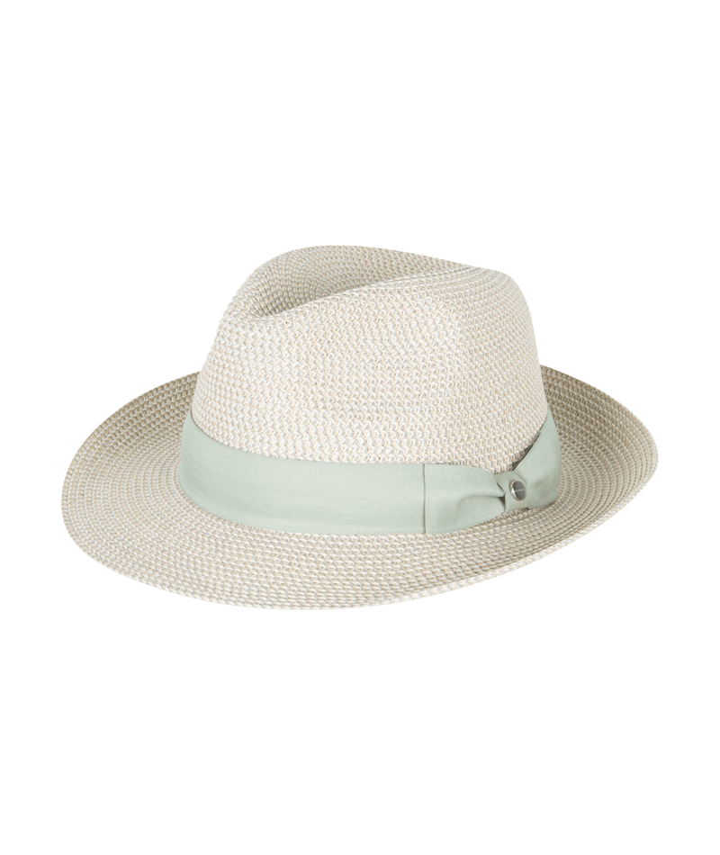 Mosman Womens Fedora Sage Hats & Millinery Kooringal S (56cm)