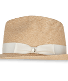 Palm Beach Womens Fedora Natural/Ivory Hats & Millinery Kooringal