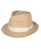 Palm Beach Womens Fedora Natural/Ivory Hats & Millinery Kooringal S (56cm)
