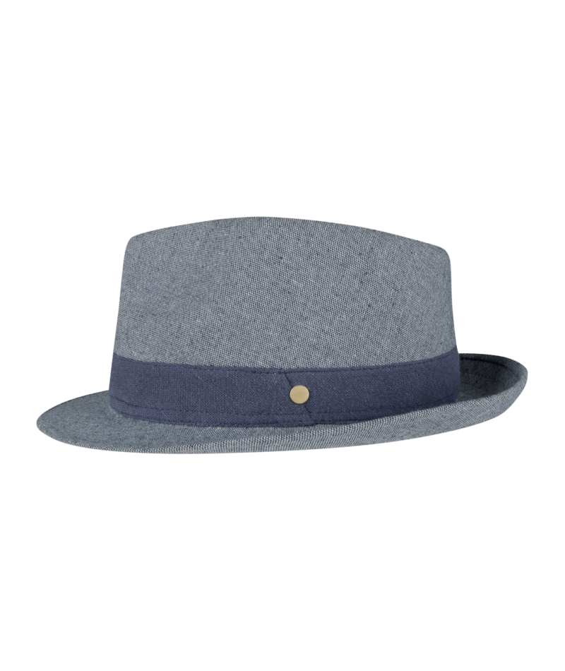 Double Bay Womens Fedora Denim Blue Hats & Millinery Kooringal
