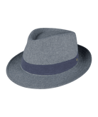 Double Bay Womens Fedora Denim Blue Hats & Millinery Kooringal S (56cm)