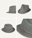 Flynn Mens Fedora Graphite Mens Hats Kooringal