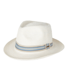 Hervey Bay Mens Fedora White Mens Hats Kooringal L/X (61cm)