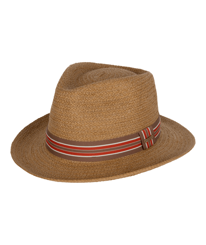 Hervey Bay Mens Fedora Tea Mens Hats Kooringal S/M
