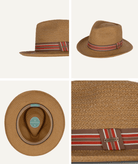 Hervey Bay Mens Fedora Tea Mens Hats Kooringal