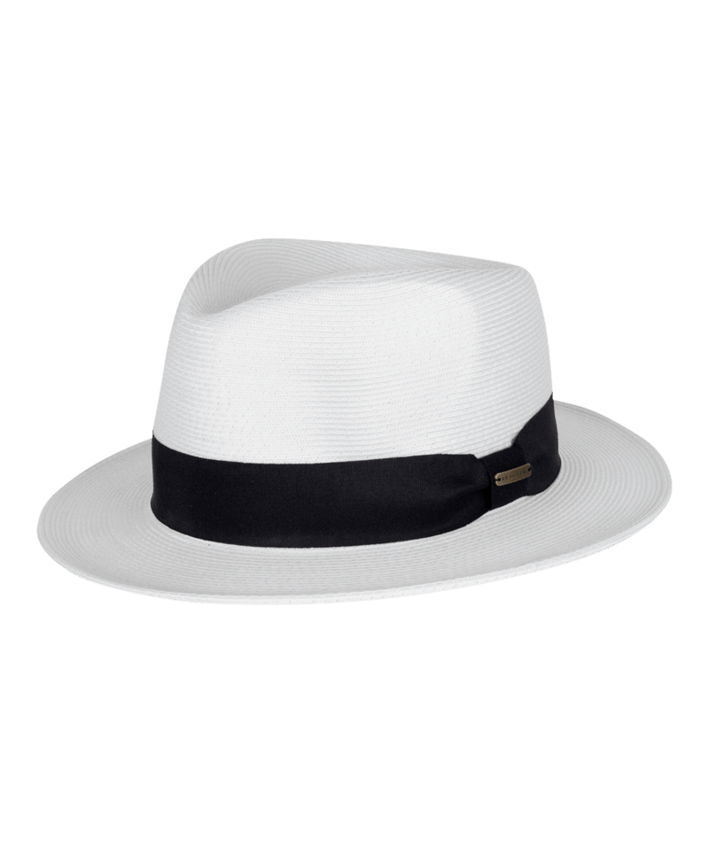 Heron Mens Fedora White Mens Hats Kooringal S/M (57cm)