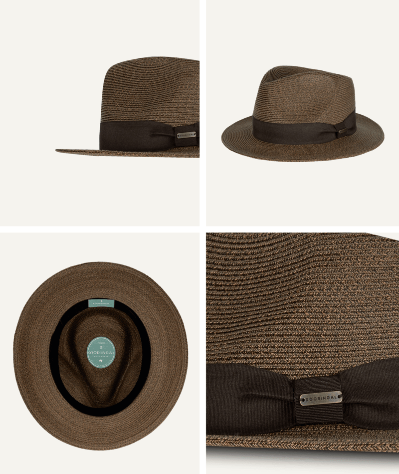 Heron Mens Fedora Chai Mens Hats Kooringal