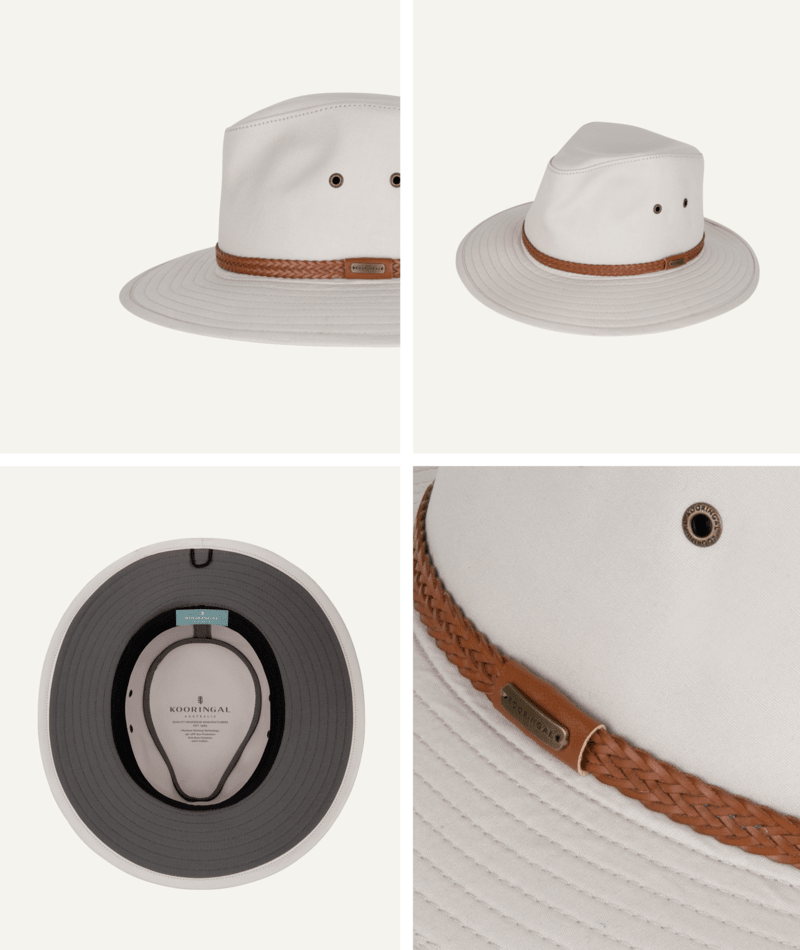 Coen Mens Mid Brim Natural Mens Hats Kooringal