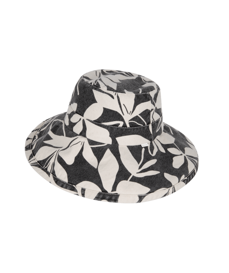 Womens Floppy Coral Bay Black Hats & Millinery Kooringal S (57cm)