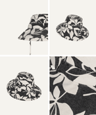 Womens Floppy Coral Bay Black Hats & Millinery Kooringal