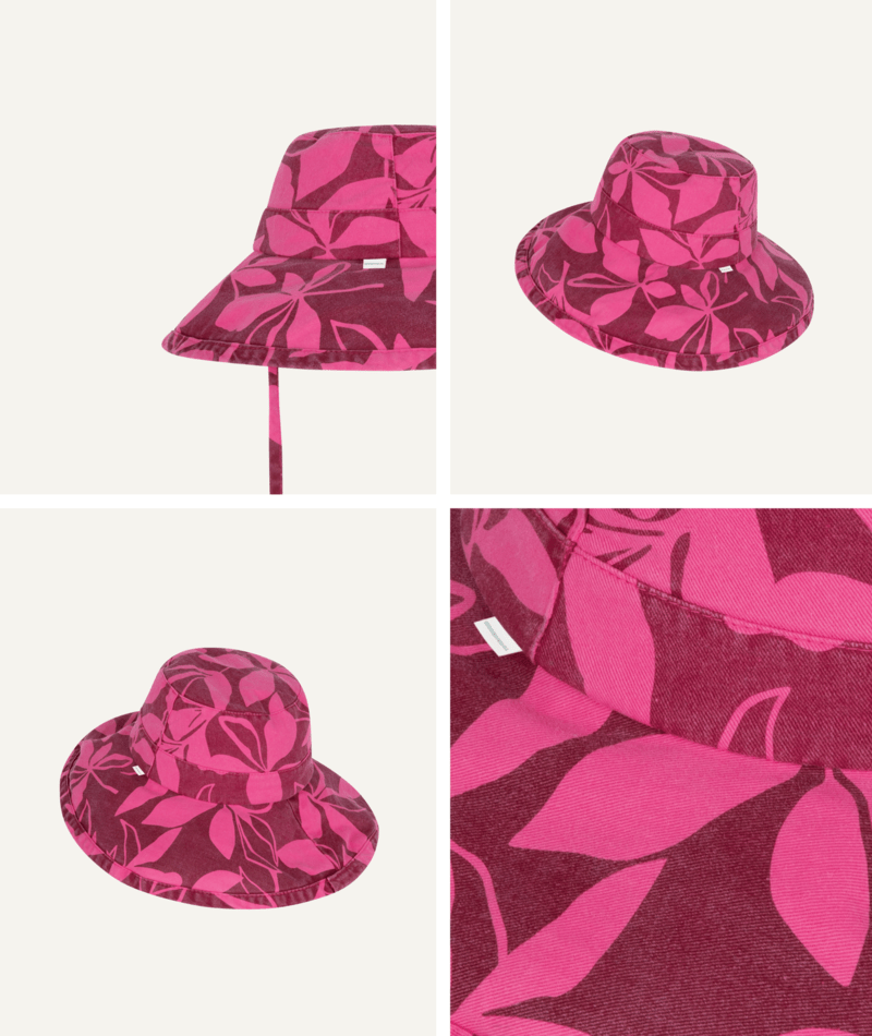 Womens Floppy Coral Bay Red Hats & Millinery Kooringal