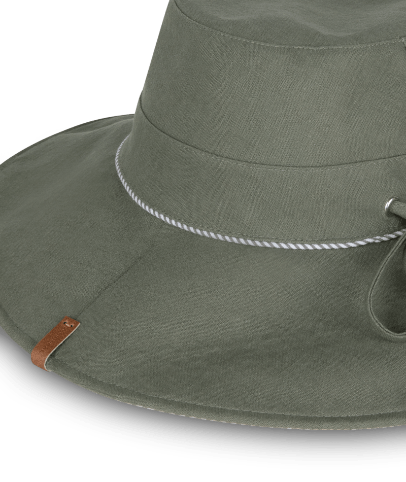 Shelly Beach Womens Floppy Olive Hats & Millinery Kooringal