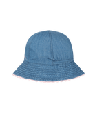 Ceduna Baby Girls Floppy Chambray Kids Hats Millymook