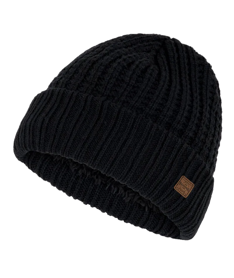 Shadow Mens Beanie Black Hats & Millinery Kooringal