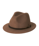 Matilda Womens Mid Brim Chocolate Hats & Millinery Kooringal S