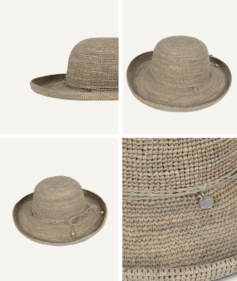 Womens Upturn Maria Grey Hats & Millinery Kooringal