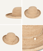 Womens Upturn Maria Natural Hats & Millinery Kooringal