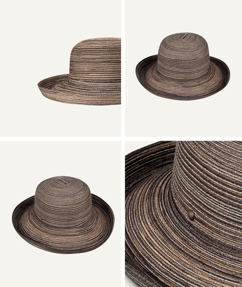 Womens Upturn Sunrise Chocolate Hats & Millinery Kooringal